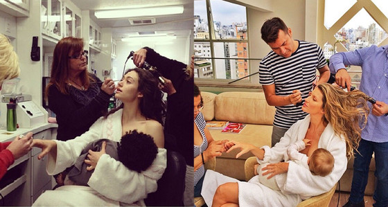 Emmy Rossum, Gisele Bundchen, Instagram Emmy Rossum, Gisele Bundchen, Instagram